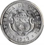 COSTA RICA. 5 Centimos, 1912. Philadelphia Mint. PCGS MS-67 Gold Shield.