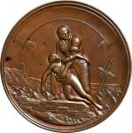 Undated (1860-1874) State Department Life Saving Medal. Julian LS-1. Bronze. Mint State.