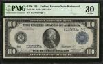 Fr. 1100. 1914 $100 Federal Reserve Note. Richmond. PMG Very Fine 30.