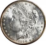 1890-S Redfield Morgan Silver Dollar. MS-62 (NGC).