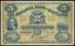 National Bank of Scotland Limited, ｣5 (2), Edinburgh, 1936, 1939, prefixes A and B, dark blue, pale 