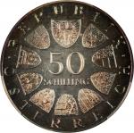AUSTRIA. 50 Schilling, 1965. Vienna Mint. PCGS PROOF-67.
