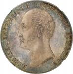 1859年俄罗斯1卢布。圣彼得堡造币厂。(t) RUSSIA. Ruble, 1859. St. Petersburg Mint. Alexander II. NGC PROOF-64.