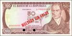 COLOMBIA. Banco de la Republica. 50 Pesos. 1969-70. P-422s & P-425s Modern Issue Specimens.