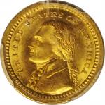 1903 Louisiana Purchase Exposition Gold Dollar. Jefferson Portrait. MS-64 (PCGS).