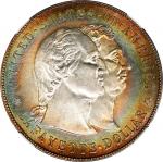 1900 Lafayette Silver Dollar. Unc Details--Artificial Toning (NGC).