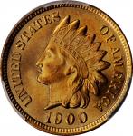 1900 Indian Cent. MS-66+ RD (PCGS). CAC.