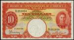 MALAYA. Board of Commissioners of Currency. $10, 1.7.1941. P-13.