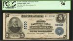 Mercersburg, Pennsylvania. $5 1902 Plain Back. Fr. 600. The First NB. Charter #9330. PCGS Currency A