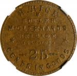 Illinois. McClernands Brigade. Undated (1861-1865) Henry Rice. 25 Cents. Schenkman IL-MB-25B (IL-T25