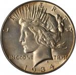 1934-S Peace Silver Dollar. Unc Details--Altered Surfaces (PCGS).