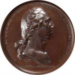 1776 (post-1860) Washington Before Boston Medal. First U.S. Mint Issue. Gunmetal Dies. Musante GW-09