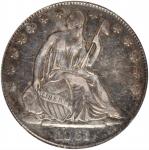 1861-O Liberty Seated Half Dollar. VF-35 (PCGS).