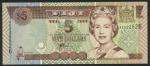 Fiji, Reserve Bank of Fiji, a group of the ND (2002) Issue comprising, $5, brown and green; $10 purp