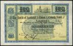 North of Scotland Bank Town and County Bank Limited, ｣20, 1 March 1921, serial number A 0076/0604, b