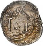 COLOMBIA. 1657-PoRS 8 Reales. Santa Fe de Nuevo Reino (Bogotá) mint. Philip IV (1621-1665). Restrepo