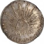 MEXICO. 8 Reales, 1847-Mo MF. Mexico City Mint. NGC MS-60.