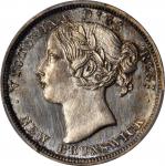 CANADA. New Brunswick. 20 Cents, 1862. London Mint. Victoria. PCGS SPECIMEN-64+ Cameo.