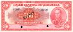 VENEZUELA. Banco Central de Venezuela. 500 Bolivares, ND (1943-46). P-36s. Specimen. Uncirculated.