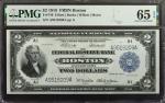 Fr. 749. 1918 $2 Federal Reserve Bank Note. Boston. PMG Gem Uncirculated 65 EPQ.