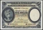 HONG KONG. Hong Kong & Shanghai Banking Corporation. $1, 1.6.1935. P-172c.