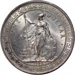 1930年英国贸易银元，PCGS UNC Detail有清洗，带原光，#43868171