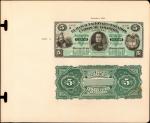 COLOMBIA. Banco Nacional de los Estados Unidos de Colombia. 5 Pesos, March 1, 1881. P-142p. Archival