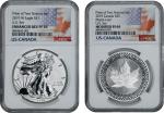 Complete 2019-Dated Pride of Two Nations Set. U.S. Set. (NGC).