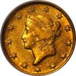 1849-D Gold Dollar. Winter 1-A. EF-45 (PCGS).