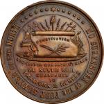 [1861-62] Massachusetts. Boston. Henry Cook Medal. Rulau Ma-Bo 19. Copper. 42mm. MS-63.