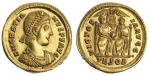 Roman Empire, Gratian (367-383), AV Solidus, struck AD 378-383, Thessalonica, D N GRATIANVS P F AVG 