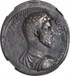 MARCUS AURELIUS, A.D. 161-180. AE Medallion (22.41 gms), Pergamum Mint. NGC VF*, Strike: 4/5 Surface