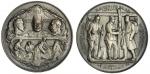 Turkey. Ottoman. Mehmet V (AH 1327-1336/1909-1918 AD). Triple Alliance Medal, 1915. Silver. 34 mm. B