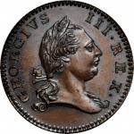 1773 Virginia “penny.” Newman 1-A, W-1390. Proof-66 BN (PCGS).