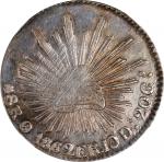 MEXICO. 8 Reales, 1862-Oa FR. Oaxaca Mint. NGC AU-58.