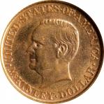 1916 McKinley Memorial Gold Dollar. MS-63 (NGC). CAC.