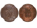 1915年湖南洪宪元年开国纪念币当十铜元 NGC MS 63