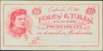 Eufaula, Indian Territory. Foley & Tully. 1894. 25 Cents. PMG Choice Uncirculated 64. Remainder.