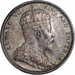 1903-B海峡殖民地1元银币，PCGS AU55