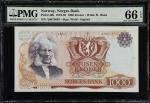 NORWAY. Norges Bank. 1000 Kroner, 1980. P-40b. PMG Gem Uncirculated 66 EPQ.