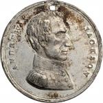 1845 Andrew Jackson Memorial Medal. White Metal. 28 mm. Saterlee AJ-29. About Uncirculated.