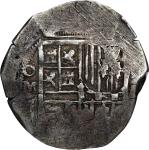 MEXICO. Cob 2 Reales, ND (1598-1613)-Mo. Mexico City Mint. Philip III. PCGS VF-35.