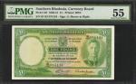 1950-51年南罗得西亚货币局1英镑。SOUTHERN RHODESIA. Southern Rhodesia Currency Board. 1 Pound, 1950-51. P-10f. PM