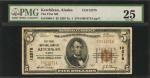 Ketchikan, Alaska. $5 1929 Ty. 1. Fr. 1800-1. The First NB. Charter #12578. PMG Very Fine 25.
