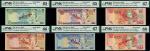 Reserve Bank of Fiji, a complete denomination of 1995-96 issue specimen set comprising, 2, 5, 10, 20