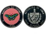 1995年古巴10比索彩色铝质样币，未使用
