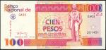 x Banco Nacional de Cuba, Exchange Certificates, 100 pesos convertible, 1994, serial number GA03 201