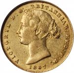 AUSTRALIA. Sovereign, 1867. Sydney Mint. NGC AU-53.