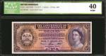 BRITISH HONDURAS. Government of British Honduras. 2 Dollars, 1972. P-29c. ICG VF/EF 40.
