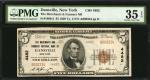 Dansville, New York. 1929 Ty. 2 $5 Fr. 1800-2. The Merchants & Farmers NB. Charter #4482. PMG Choice